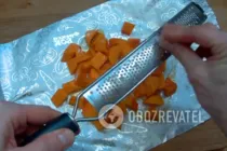 Салат с тыквой и рукколой - Шаг 2 Салат с тыквой и рукколой - Шаг 2