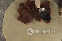 Кутабы с мясом и гранатом - Шаг 6 Кутабы с мясом и гранатом - Шаг 6
