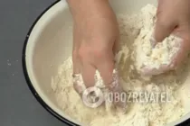 Слоеная гата с орехами - Шаг 1 Слоеная гата с орехами - Шаг 1