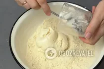 Слоеная гата с орехами - Шаг 2 Слоеная гата с орехами - Шаг 2