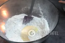 Круглая гата с орехами - Шаг 2 Круглая гата с орехами - Шаг 2