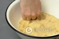Слоеная гата с орехами - Шаг 3 Слоеная гата с орехами - Шаг 3