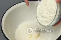 Слоеная гата с орехами - Шаг 4 Слоеная гата с орехами - Шаг 4