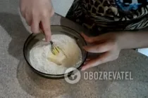 Гата с орехами - Шаг 4 Гата с орехами - Шаг 4