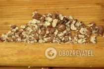 Слоеная гата с орехами - Шаг 5 Слоеная гата с орехами - Шаг 5