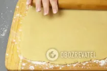 Слоеная гата с орехами - Шаг 6 Слоеная гата с орехами - Шаг 6