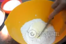 Круглая гата с орехами - Шаг 6 Круглая гата с орехами - Шаг 6