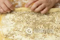 Слоеная гата с орехами - Шаг 7 Слоеная гата с орехами - Шаг 7