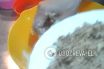 Круглая гата с орехами - Шаг 7 Круглая гата с орехами - Шаг 7