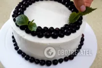 Торт со смородиной - Шаг 12 Торт со смородиной - Шаг 12