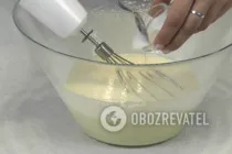 Торт з персиками та вершками - Крок 2 Торт з персиками та вершками - Крок 2