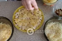 Салат з курки з ананасами та сиром - Крок 3 Салат з курки з ананасами та сиром - Крок 3