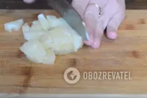 Салат з ананасом без курки - Крок 3 Салат з ананасом без курки - Крок 3