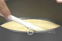 Торт з персиками та вершками - Крок 4 Торт з персиками та вершками - Крок 4