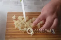 Салат з ананасами шарами - Крок 3 Салат з ананасами шарами - Крок 3