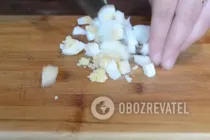 Салат з ананасом без курки - Крок 4 Салат з ананасом без курки - Крок 4
