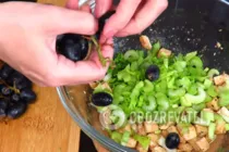 Салат з виноградом і курячим філе - Крок 6 Салат з виноградом і курячим філе - Крок 6