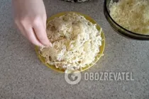 Салат з курки з ананасами та сиром - Крок 6 Салат з курки з ананасами та сиром - Крок 6