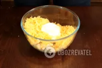 Салат з ананасом і сухариками - Крок 6 Салат з ананасом і сухариками - Крок 6