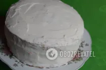 Торт з полуницею і сметаною - Крок 8 Торт з полуницею і сметаною - Крок 8