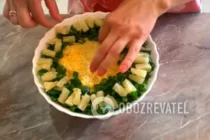 Салат з крабовими паличками та ананасом - Крок 6 Салат з крабовими паличками та ананасом - Крок 6