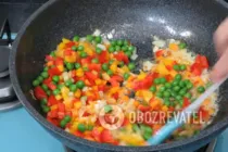 Салат с морепродуктами и рисом - Шаг 11 Салат с морепродуктами и рисом - Шаг 11