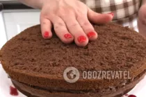 Шоколадний торт з горіхами - Крок 11 Шоколадний торт з горіхами - Крок 11