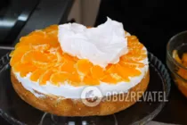 Торт с мандаринами - Шаг 11 Торт с мандаринами - Шаг 11