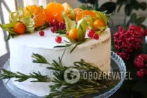 Торт с мандаринами - Шаг 15 Торт с мандаринами - Шаг 15