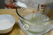 Йогуртовий торт з персиками - Крок 1 Йогуртовий торт з персиками - Крок 1