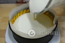 Йогуртовий торт з персиками - Крок 13 Йогуртовий торт з персиками - Крок 13