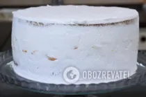 Торт с мандаринами - Шаг 13 Торт с мандаринами - Шаг 13