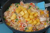 Салат с морепродуктами и рисом - Шаг 13 Салат с морепродуктами и рисом - Шаг 13