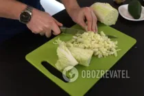 Салат с авокадо и крабовыми палочками - Шаг 1 Салат с авокадо и крабовыми палочками - Шаг 1