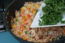 Салат с морепродуктами и рисом - Шаг 14 Салат с морепродуктами и рисом - Шаг 14