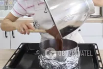 Шоколадний торт з апельсином - Крок 3 Шоколадний торт з апельсином - Крок 3