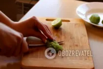 Салат з ківі та крабовими паличками - Крок 5 Салат з ківі та крабовими паличками - Крок 5