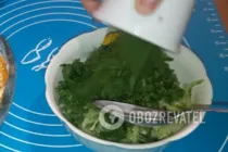 Салат с консервами и рисом - Шаг 5 Салат с консервами и рисом - Шаг 5