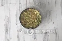Салат с плавленым сыром и крабовыми палочками - Шаг 6 Салат с плавленым сыром и крабовыми палочками - Шаг 6