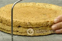 Торт з горіхами - Крок 6 Торт з горіхами - Крок 6