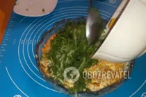 Салат с консервами и рисом - Шаг 6 Салат с консервами и рисом - Шаг 6