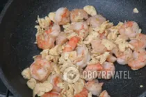 Салат с морепродуктами и рисом - Шаг 8 Салат с морепродуктами и рисом - Шаг 8