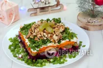 Салат с виноградом и орехами - Шаг 11 Салат с виноградом и орехами - Шаг 11