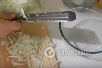 Салат з капустою та яблуком - Крок 1 Салат з капустою та яблуком - Крок 1