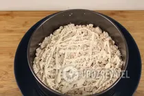 Салат из курицы с киви и яблоками - Шаг 3 Салат из курицы с киви и яблоками - Шаг 3