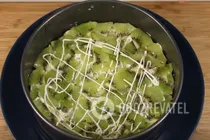 Салат из курицы с киви и яблоками - Шаг 4 Салат из курицы с киви и яблоками - Шаг 4