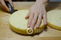 Торт з консервованими ананасами - Крок 12 Торт з консервованими ананасами - Крок 12