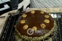 Торт с грецкими орехами - Шаг 14 Торт с грецкими орехами - Шаг 14