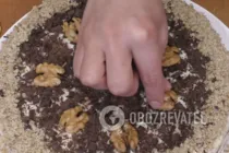 Торт "Дамський каприз" з родзинками, маком та горіхами - Крок 15 Торт "Дамський каприз" з родзинками, маком та горіхами - Крок 15