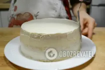 Торт з консервованими ананасами - Крок 14 Торт з консервованими ананасами - Крок 14